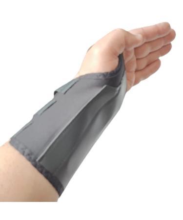 LTG PRO Hand Wrist Support Brace Splint for Carpal Tunnel Sprain Strain Arthritis Stabilizer (Black L-XL (Right)) L-XL (Right) Black