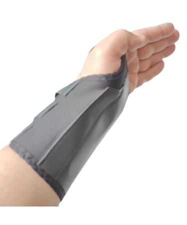 Hand Wrist Support Brace Splint for Carpal Tunnel Sprain Strain Arthritis Stabilizer (Black L-XL (Left)) L-XL (Left) Black