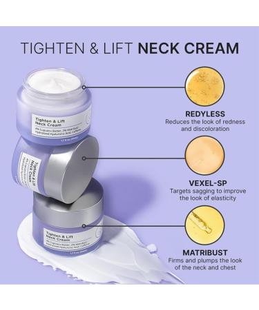 Tighten and Lift Neck Cream Firming and Tightening Neck Cream with Caffeine 4% Cupuacu Butter Hyaluronic Acid 50ml Neck Firming Cream for Tighten & Lift - Buy Online on GoSupps.com