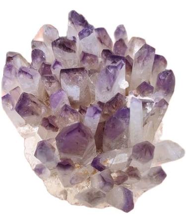 Amethyst Crystals 1pcs Purple Quartz Crystal Cluster Crystal Specimen Amethyst Cluster JIZTGEDM (Size : 300-400g) - Buy Online on GoSupps.com