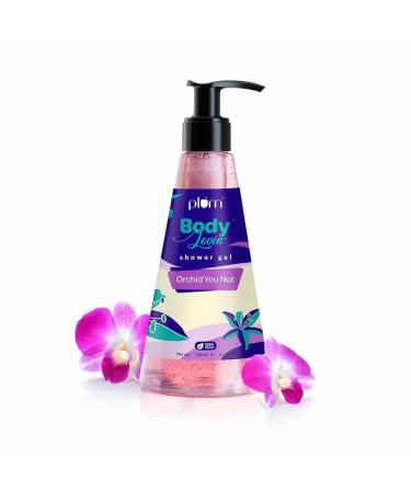 Pl.um_BodyLovin' Orchid-You-Not Shower Gel | SLS-Free Body Wash For Women | Long Lasting Fresh Floral Fragrance | Aloe-Infused Nourishing Body Cleanser For Soft & Smooth Skin (240 ml)