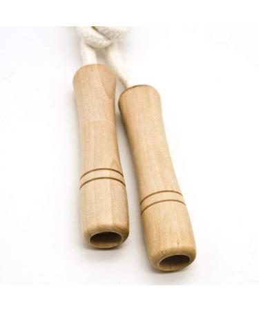 Homello Adjustable Jump Rope for Children - 260cm Rainbow Jump Rope with Wooden Handle for Fitness Games & Fat Burning Exercise - Buy Online on GoSupps.com