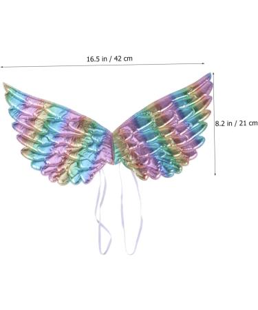 2 Pcs Kids Performance Costume Kids Clothes Dreses Girls Clothing Angel Wings Cosplay Child Colorfulx3pcs Size 1x3pcs - Buy Online on GoSupps.com