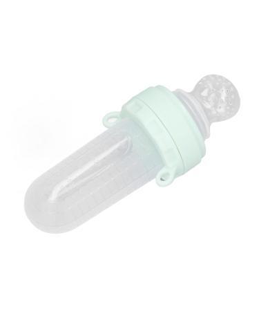 Buy Baby Food Dispenser Pacifier - Leak-Proof Silicone Fruit Feeder with Dust Cover (Mint Green) - International Shipping Available - Buy Online on GoSupps.com