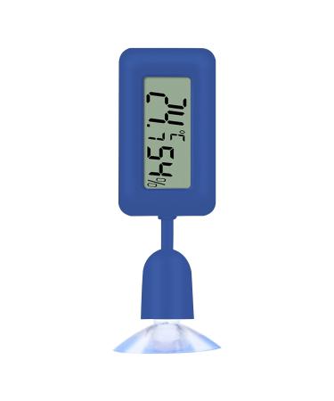 YESAVAY Reptiles Thermometer Hygrometer | Digital Temp & Humidity Meter for Bearded Dragon Tanks - Suction Cup | Mini Black - Buy Online on GoSupps.com