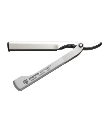 DOVO DOVO Shavette Blade Razor Silver Aluminum 1 Count (Pack of 1)