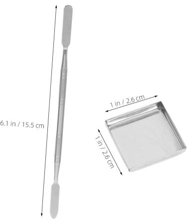  Healeved Healeved Elegant Storage - 31 Round and Square Metal Trays for Mixing Blush Eyeshadow and Lipstick (Australia) - Buy Online on GoSupps.com