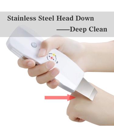Facial Skin Scrubber -Face Spatula for Pores Cleanser Exfoliator Blackhead Remover Comedones Extractor - Buy Online on GoSupps.com