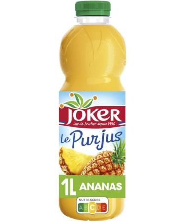 JOKER - 100% Pure Pineapple Juice 1L - Pack of 4 - Free Shipping - Buy Online on GoSupps.com