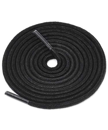 DELELE 2 Pair Round Waxed Shoelaces 1/8