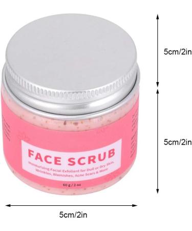 Facial Hydrating Scrub Cream Pore Cleansing Exfoliator Natural Dead Skin Remover Cream for Gentle Smooth Skin - Buy Online on GoSupps.com