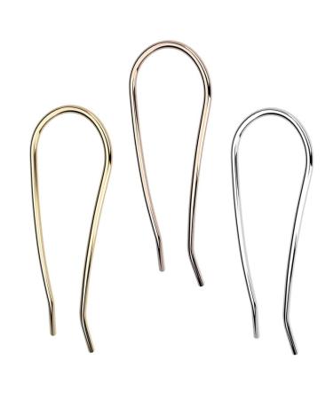 Lurrose 3pcs Women U Shape Hair Pins for Updo