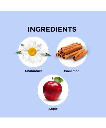 BLUE TEA - Chamomile Cinnamon Herbal Tea - 30 Tea Bags | CAFFEINE FREE | Vegan - Gluten Free - Non-GMO | Eco-Conscious Tin Pack| - Buy Online on GoSupps.com