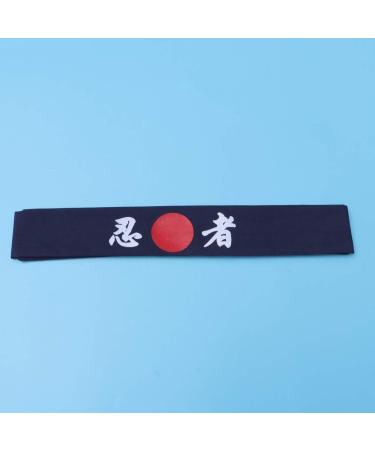 Minkissy Sunrise Kitchen Headband Sunrise Kitchen Supply Tie Sushi Chef Headband Japanese Symbol Ninja Print - Buy Online on GoSupps.com