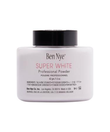 Ben Nye Super White Translucent Face Powder 1.5 Oz Shaker Jar