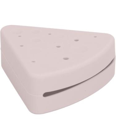 Powder Puff Holder Convenient Triangular Powder Puff Storage Box with Smooth Opening and Dustproof for Home Travel (Chocolate Color) - Buy Online on GoSupps.com