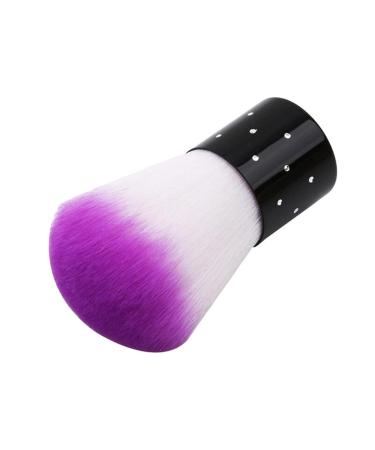 JINLL Nail Dust Cleaner Powder Foundation Brush - Soft Cleaning Brush for Manicure - Multi Brush Nail Tool - Purple - Buy Online on GoSupps.com