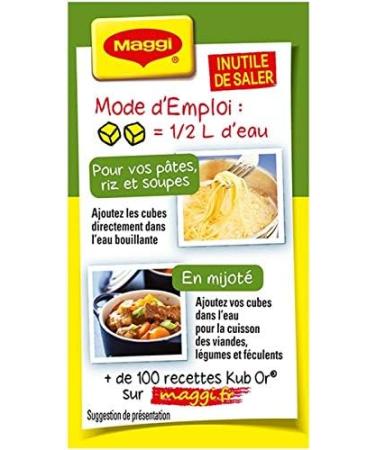  Epicerie sal e NESTLE MAGGI - Maggi Kub Or Herbes De Provence 128G - Lot De 2 - Buy Online on GoSupps.com
