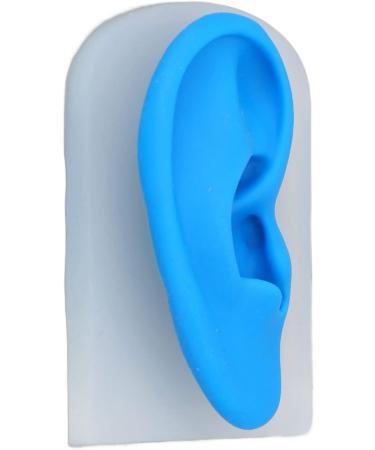 Silicone Soft Ear Model for Earrings Display with Stand - Practice Tool for Studs & Teaching - Realistic Imitation Ear - Buy Online on GoSupps.com