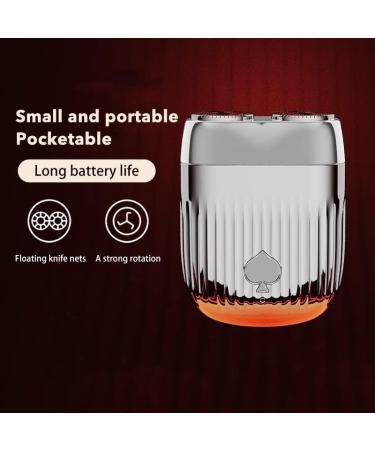 Electric Razor for Men - Waterproof Cordless Shaver USB Rechargeable Wet & Dry Travel Razor (Red - Buy Online on GoSupps.com