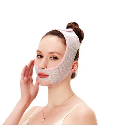 Beauty Face Sculpting Sleep Mask - Double Chin Up Lifting Belt for Defined Face and Chin Line (2Pcs) - Buy Online on GoSupps.com