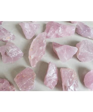 1KG Natural Raw Pink Stone Quartz Crystal Rough Stone Specimen Crystal Love Natural Stones and Minerals Fish Tank Stone - (Color: Pink)