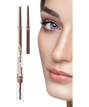 Eyebrow Pencil Eye Brow Makeup Pencil Water Proof - Anti-Smudge Eyebrow Pencil Interchangeable Tip Birthday Christmas Gift for Mother Hersil Brown - Buy Online on GoSupps.com