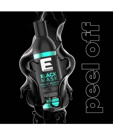 E Elegance Peel-Off Black Mask 8.45 Oz - Deep Cleansing and Purifying Facial Treatment - Buy Online on GoSupps.com