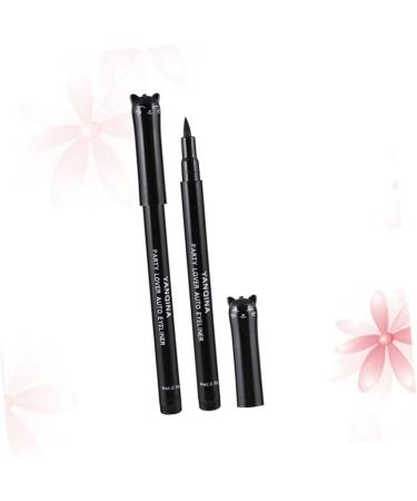 Beavorty 2pcs Waterproof Eyeliner Pencil Eyeliner Waterproof Eyeliner Tool Kitten Three-dimensional 1 count (Pack of 1) Blackx2pcs - Buy Online on GoSupps.com