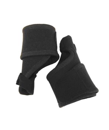 INOOMP 1 Pair Thumb Brace Toe Compression Brace Splint Brace Toe Splint Brace Bracket Orthotics Eversion Black Toe Brace