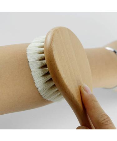 Heallily Baby Hair Brush and Comb Set - Gentle Wooden Hairbrush for Newborns, Infants, and Toddlers - Baby Grooming Kit for Bath and Shower - Buy Online on GoSupps.com
