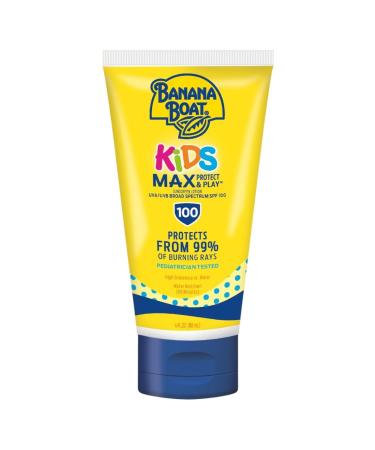Banana Boat Kids Sunblock Lotion Spf100 Size: 4 Oz ( Pack of 4 )