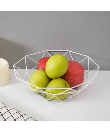 Fruit Basket Bowl Fruit Bowl BasketSimple Style Geometric Fruit Vegetable Wire Basket Metal Bowl Kitchen Storage Desktop Metal Fruit Bowl Fruit Bowls (Color : Gold) - Buy Online on GoSupps.com