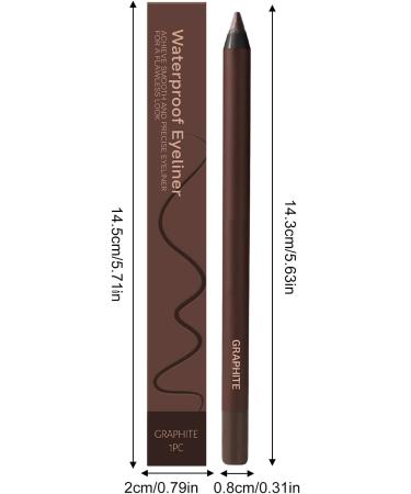 Crayon Pour Les Yeux Double Fonction Imperm able Anti-T che R sistante pour Sourcils Aiguisable Id al Quotidien et Voyage Couleur de graphite - Buy Online on GoSupps.com