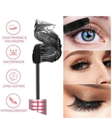 4d Lengthening Curling Mascara Sky High 5d Waterproof Lengthening Curling Mascara Sky Mascara Millionlemon Black Waterproof Smudge Proof Long Lasting Thicking Curling Mascara (1pcs) - Buy Online on GoSupps.com