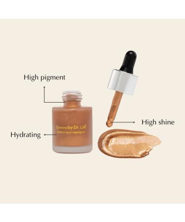 EpiLynx Liquid Highlighter Drops with Mica for Contouring - Vegan, Allergen-Free, Sunkissed Love 30mL - Buy Online on GoSupps.com