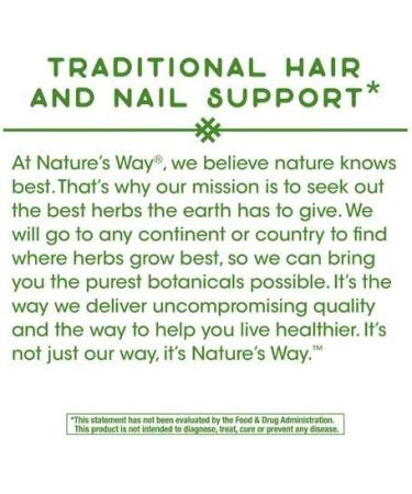 Nature's Way Horsetail Grass 440 mg - 100 Vegan Capsules for Hair & Skin Health - Buy Online on GoSupps.com