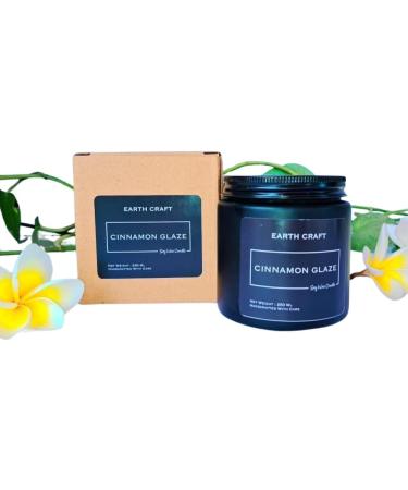 Earth Craft Aromatherapy Scented Candles | Handmade Soy Candles for Home D cor | Non-Toxic & Smokeless Cinnamon Glaze Aroma - Buy Online on GoSupps.com