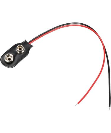 Buy uxcell 3pcs DC 9V Battery Clip I-Type Connector - Faux Leather Housing Lead Wire 14.5cm - International Shipping Available - Buy Online on GoSupps.com