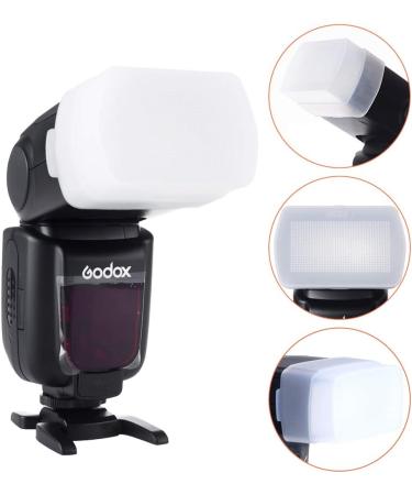 Godox Flash Diffuser Dome Bounce - 3 Pack White for V860II V850II TT685 TT600 Speedlight - Buy Online on GoSupps.com