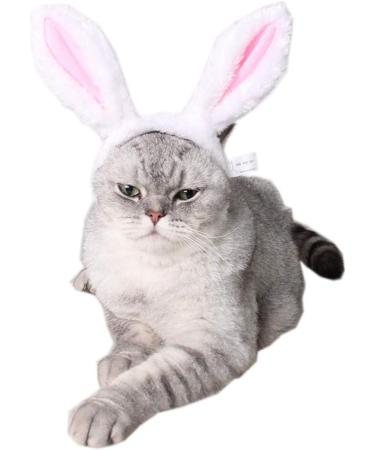 Golden Apple 2 Pcs Christmas Pet Headband Fluffty Bunny Ears Headband Easter Party Puppy Headwear Supplies for Cat Dog (S) - Buy Online on GoSupps.com