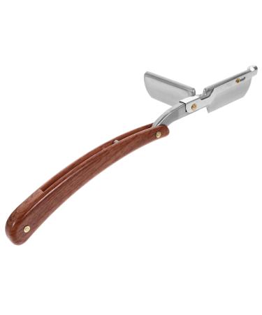 Minkissy razor razor made of stainless steel travel barschneider hairstylist Maquinilla de afeitar para hombre foldable scissors razor blades for men travel scissors earth colors former