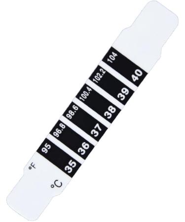 10Pcs Forehead Thermometer Strips for Infants Babies Kids Adults Checking Fever Temp Reusable Travel Thermometers Forehead Thermometer Strips for Kids Adults Baby Forehead Thermometer Strips - Buy Online on GoSupps.com