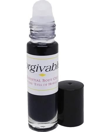 Unforgivable - Type SJ For Men Scented Body Oil Fragrance Roll-On - Black - 1/3 oz. - ID#24792 0.33 Fl Oz (Pack of 1)