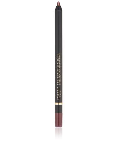 L'Or al Paris Cosmetics Colour Riche Matte Lip Liner  Curiosity Killed the Matte  0.04 oz. Curiosity Killed The Matte 0.04 Ounce (Pack of 1)