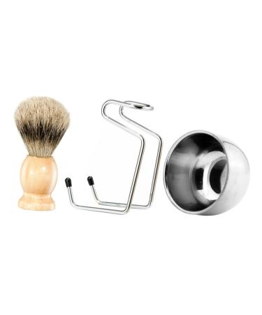 Shop NOLITOY 1 Shaving Tool & Brush Set Premium Beard Brush & Shaving Kit for Men | Badger Shaving Brush & Cream Bowl | International Shipping Available - Buy Online on GoSupps.com