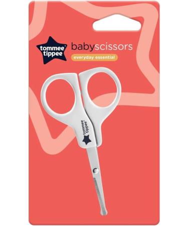 Tommee Tippee Essential Baby Scissors - Top-quality nursery scissor for safe and easy grooming - Buy Online on GoSupps.com