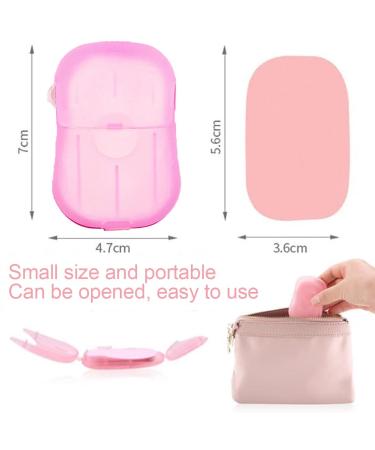240 Soap Leaves in Portable Plastic Box | Travel-Friendly Disposable Soap | Ideal for On-the-Go Hygiene - Buy Online on GoSupps.com