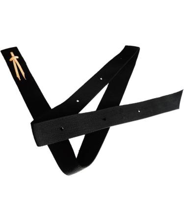 Hill Leather Co. Double Ply Black Nylon Cinch Strap & Off Billet Saddle Set - Buy Online on GoSupps.com