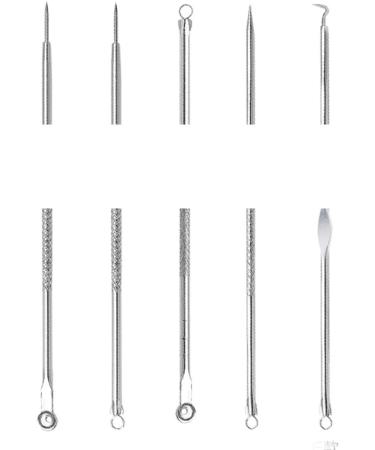 Xinsany Blackhead Remover Pimple Comedone Extractor Tools - Set of 5 - Buy Online on GoSupps.com